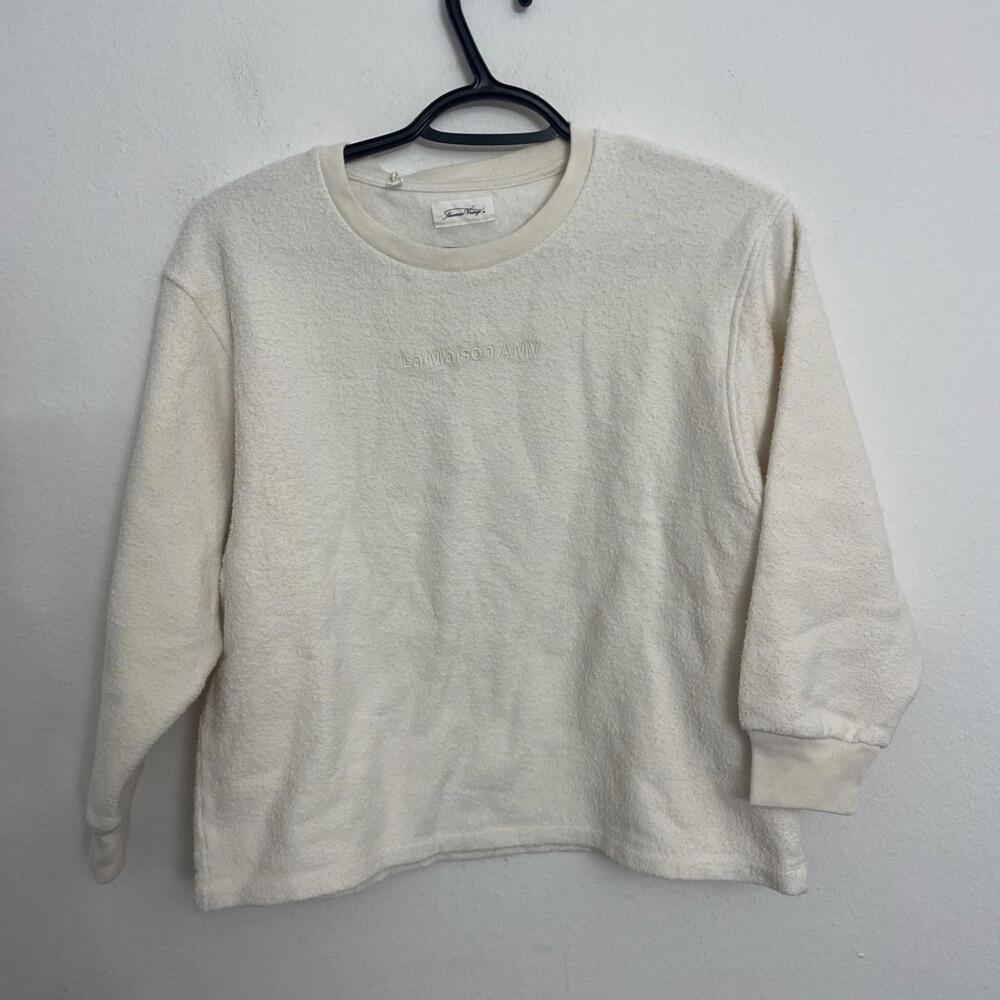 American Vintage Bobypark Sweatshirt beige size NWT - Picture 5 of 7